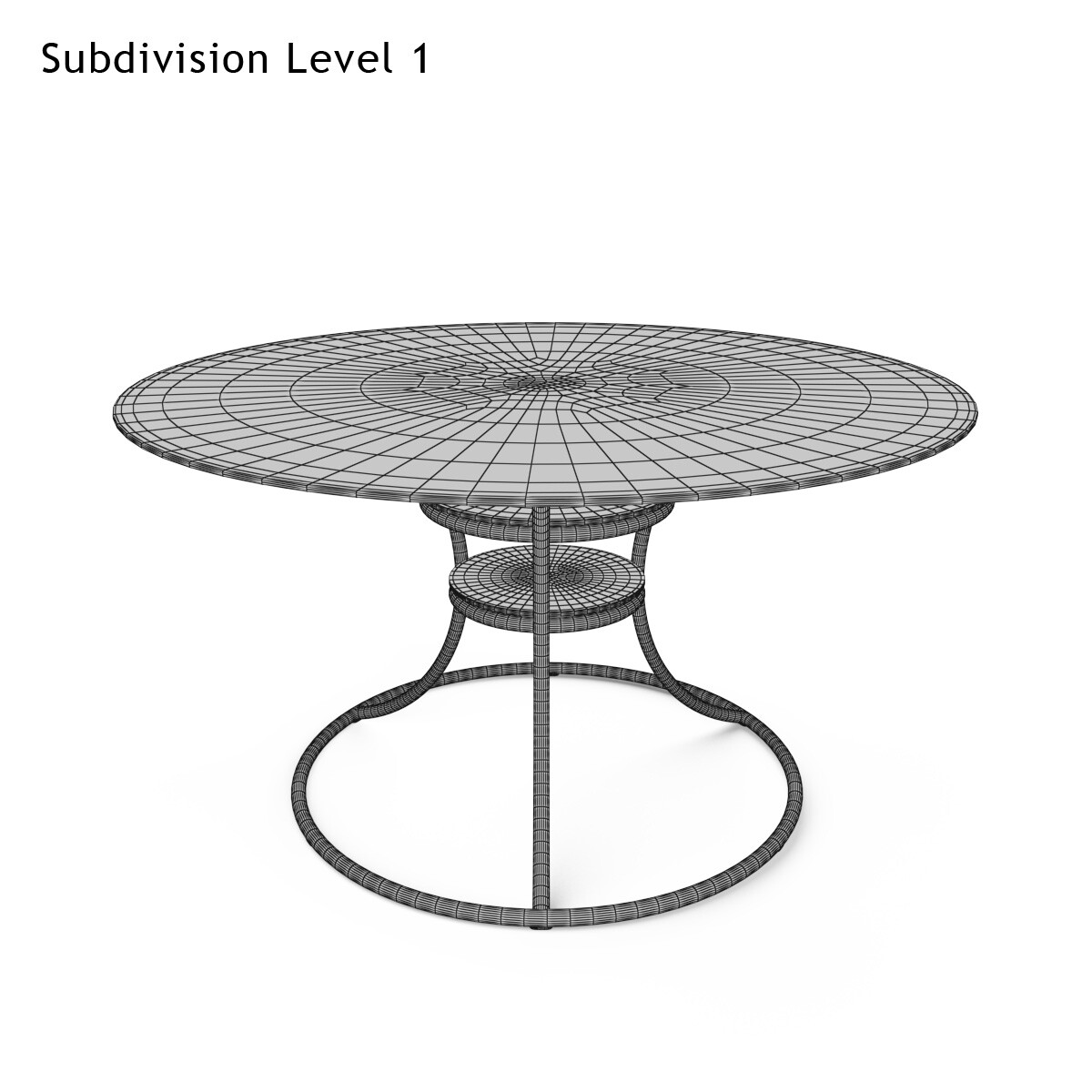 LV TABLE 3D model