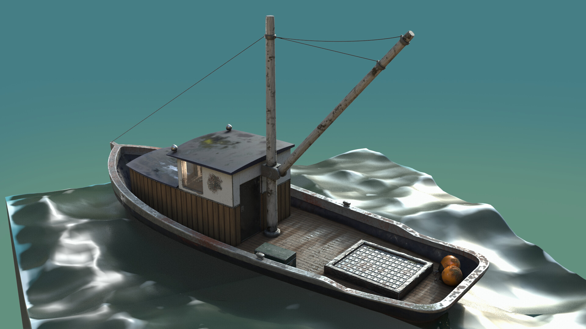 ArtStation - Fishing Boat
