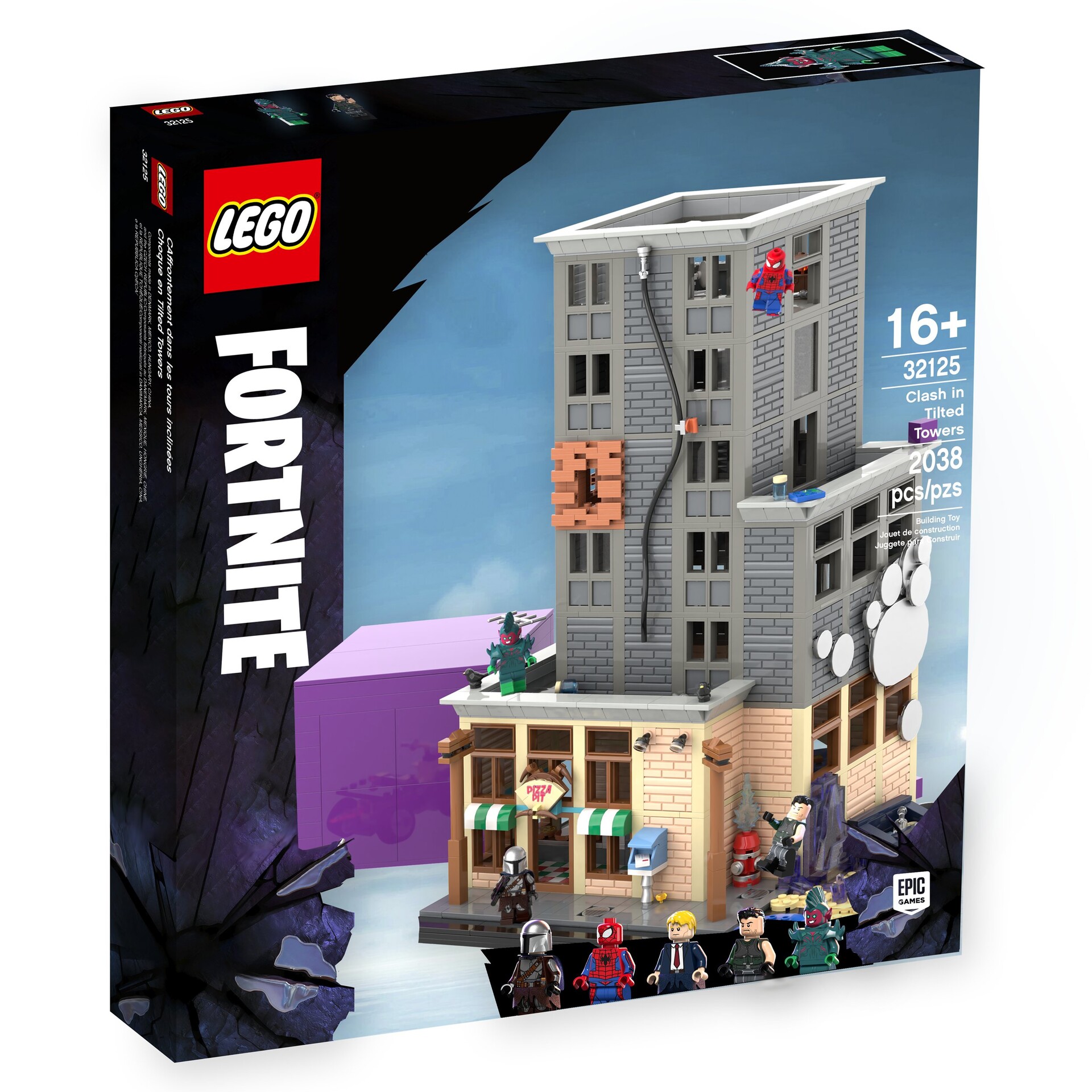 ArtStation - Fortnite Tilted Towers LEGO Concept