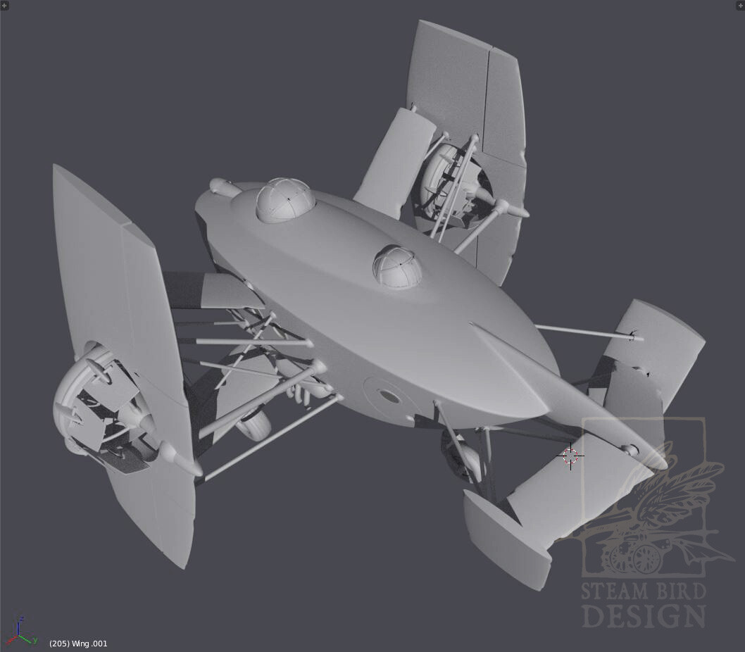 Dieselpunk Airplane - 4