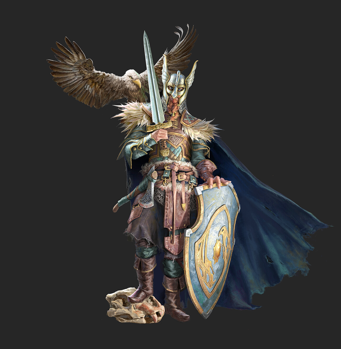 Artstation Viking Warrior Character Design