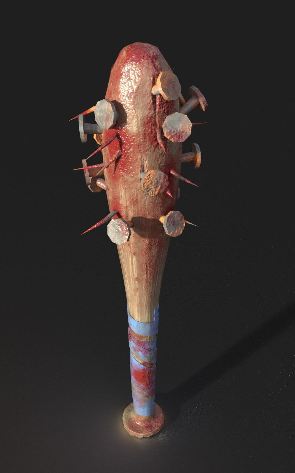 Hussein Nailed Baseball Bat hussein-nailed-baseball-bat