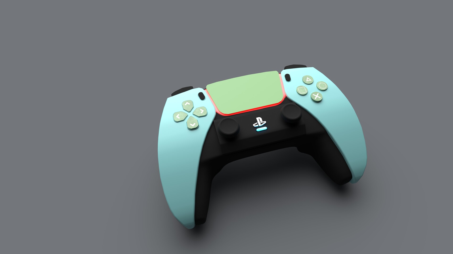 ArtStation PS 5 GAMING CONTROLLER 3D MODEL