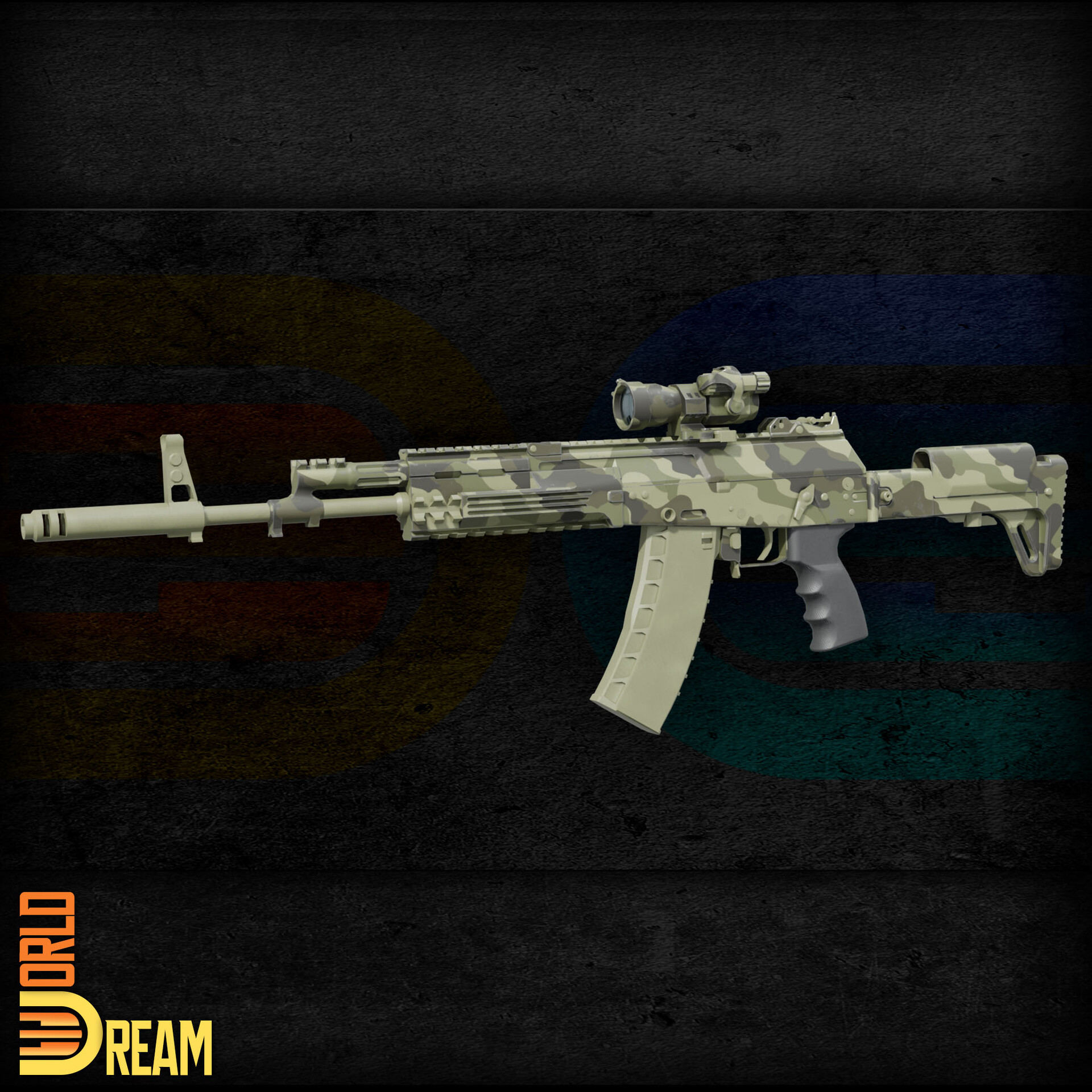ArtStation - 20 Realistic Gun 3D Models with Textures | Game Ready | Vol 2
