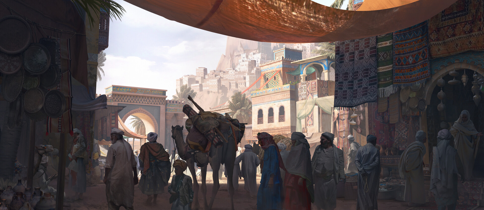 ArtStation 热闹的集市