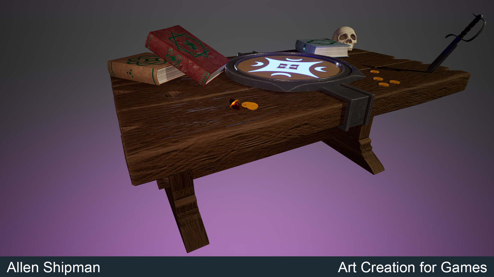ArtStation - Fantasy Pirate Table