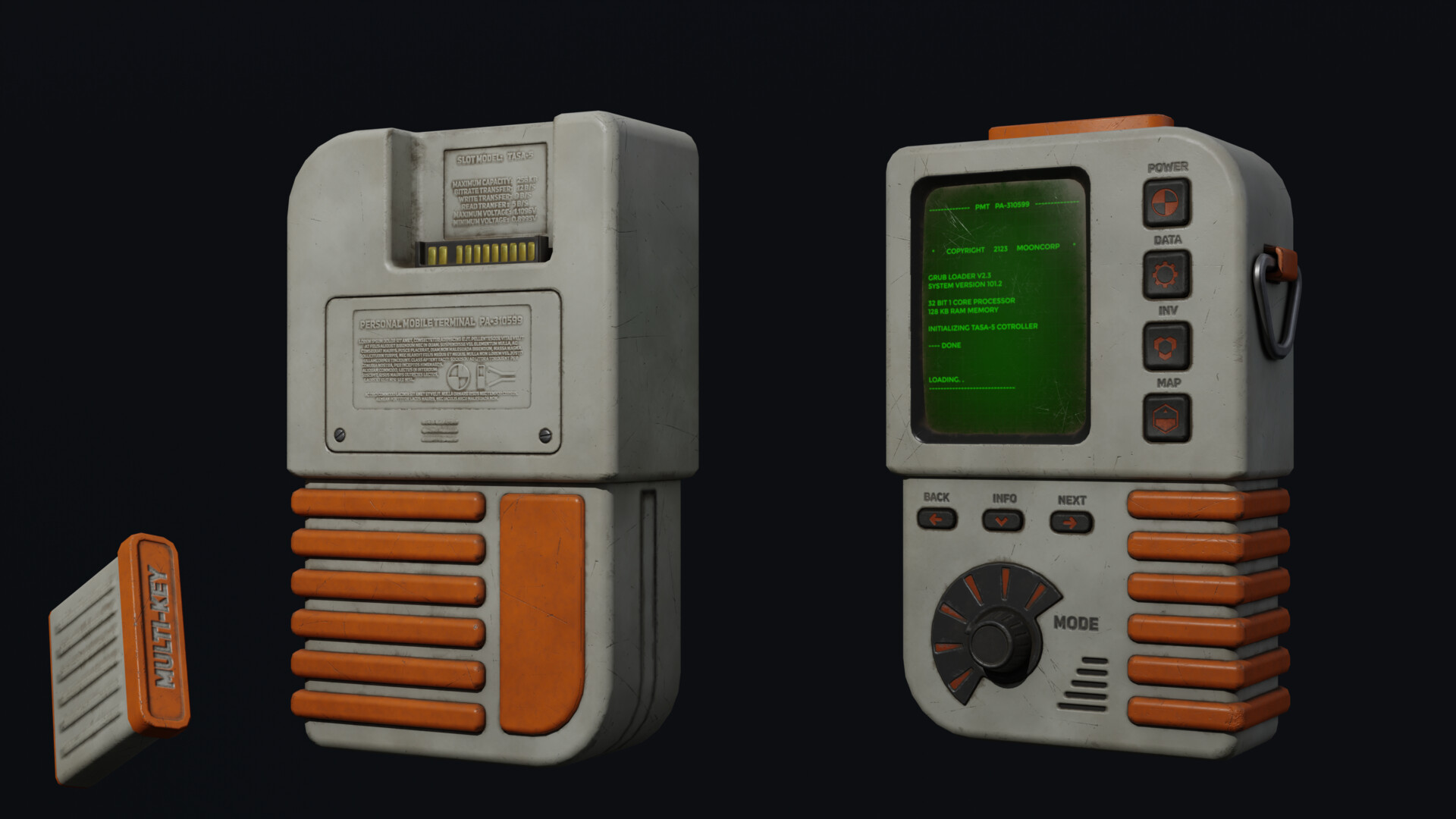 ArtStation - Sci-Fi Retro Personal Mobile Terminal