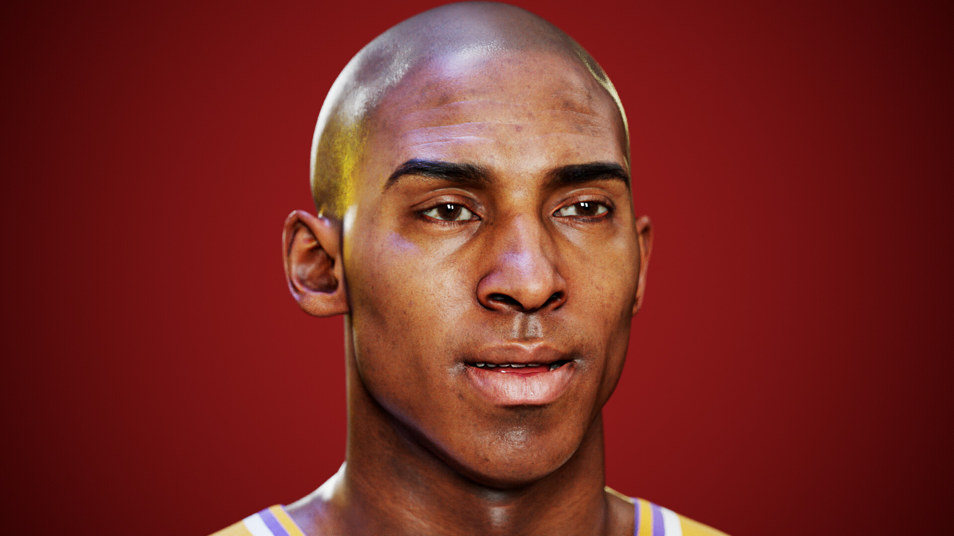 Kobe Bryant Black Mamba Portrait