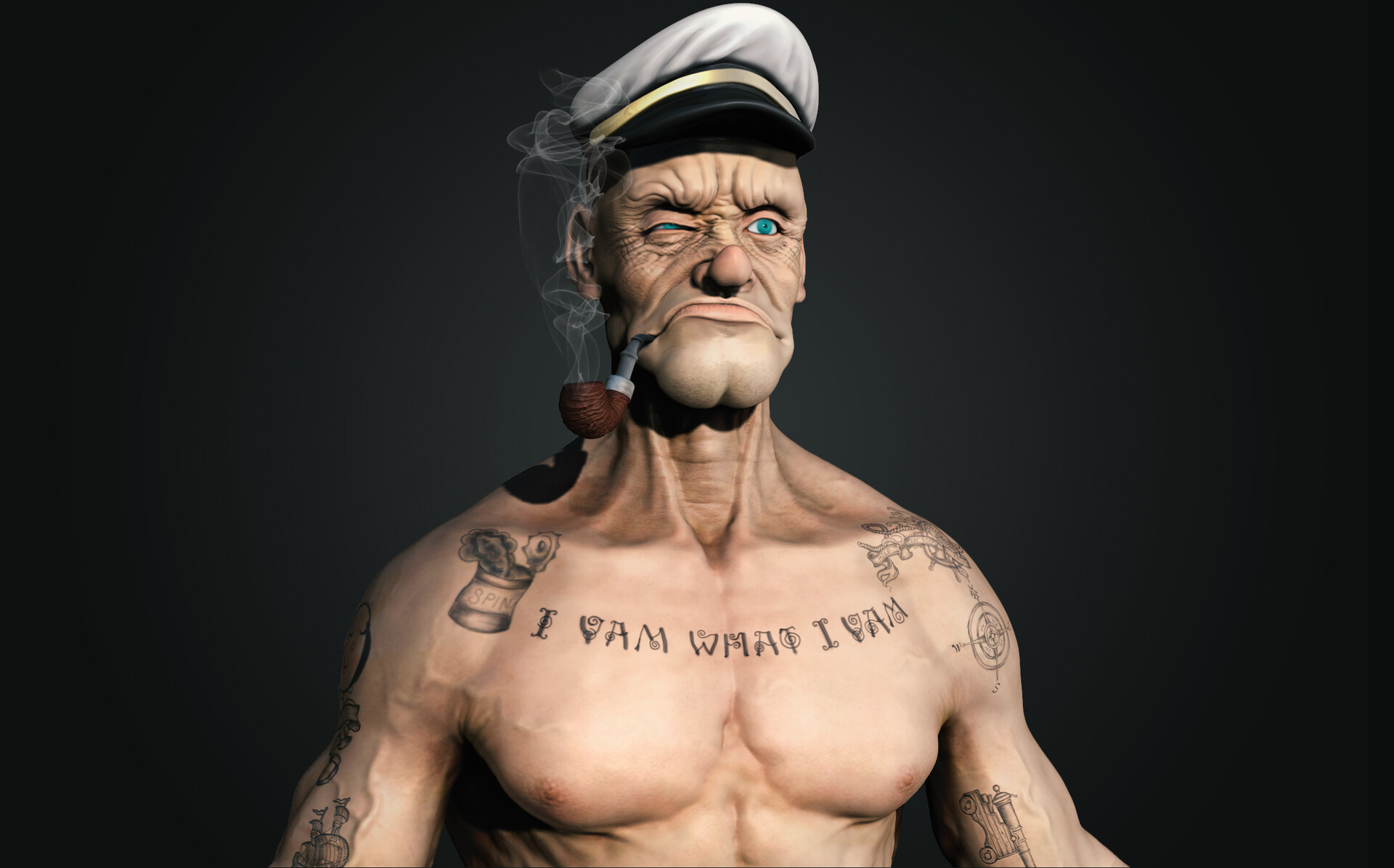 ArtStation popeye the sailor man