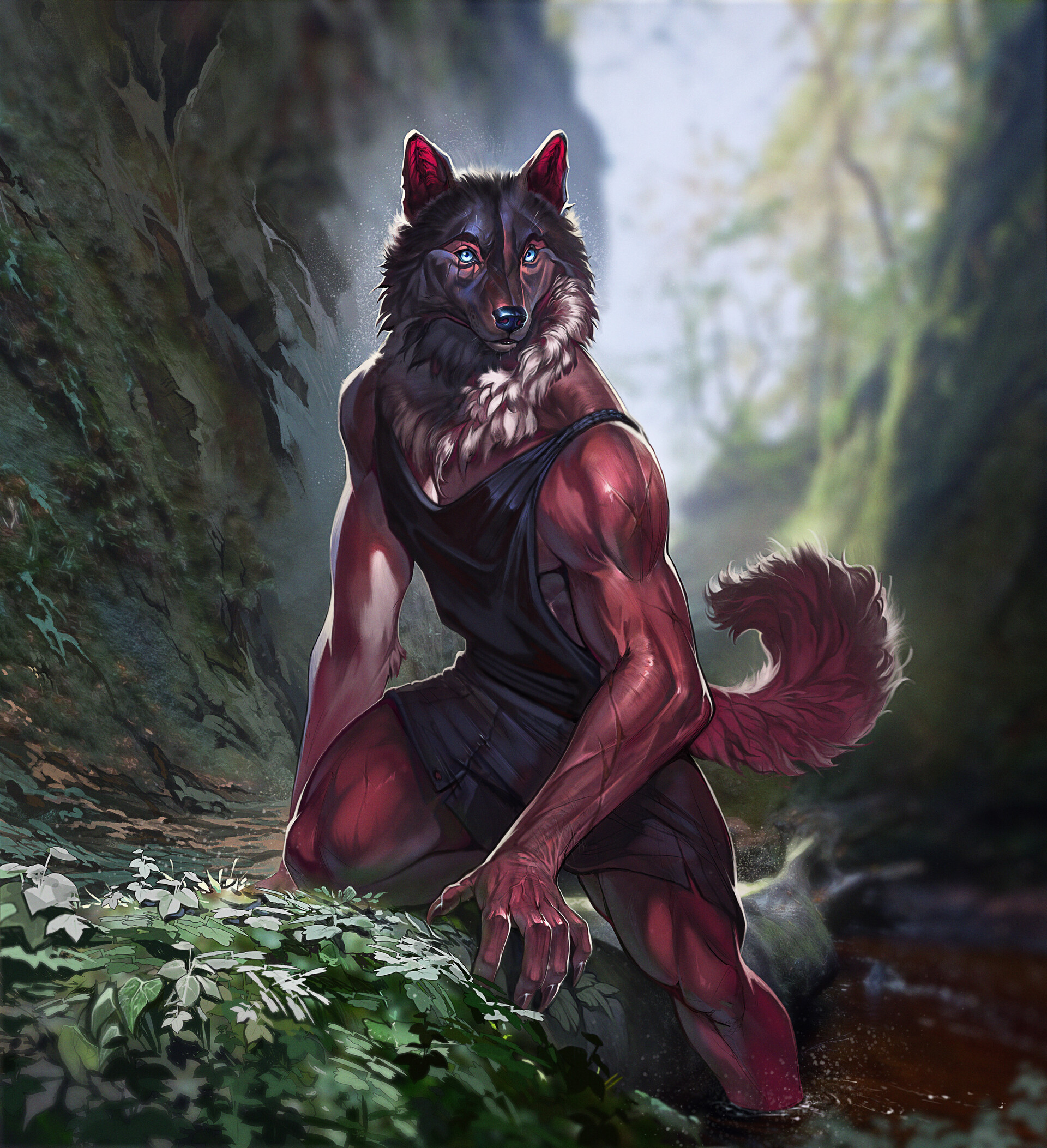 ArtStation - Riverside Werewolf