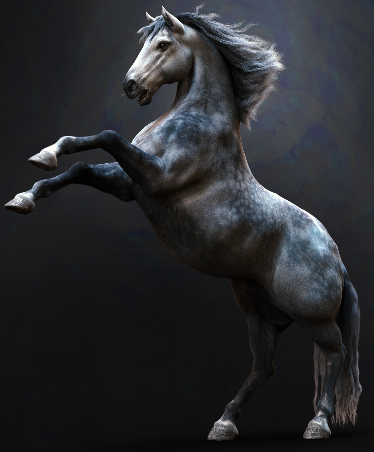 Upright Horse turntable