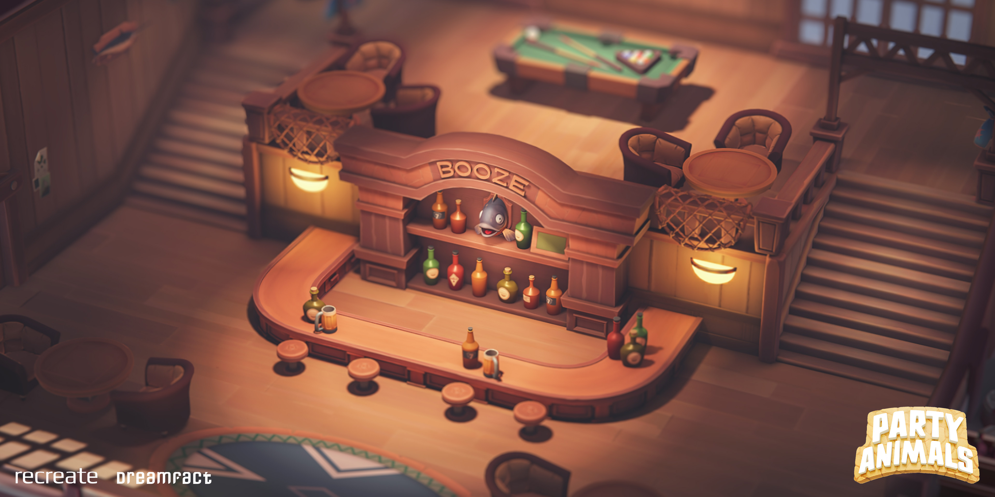 ArtStation - Party Animals - Winter Cabin