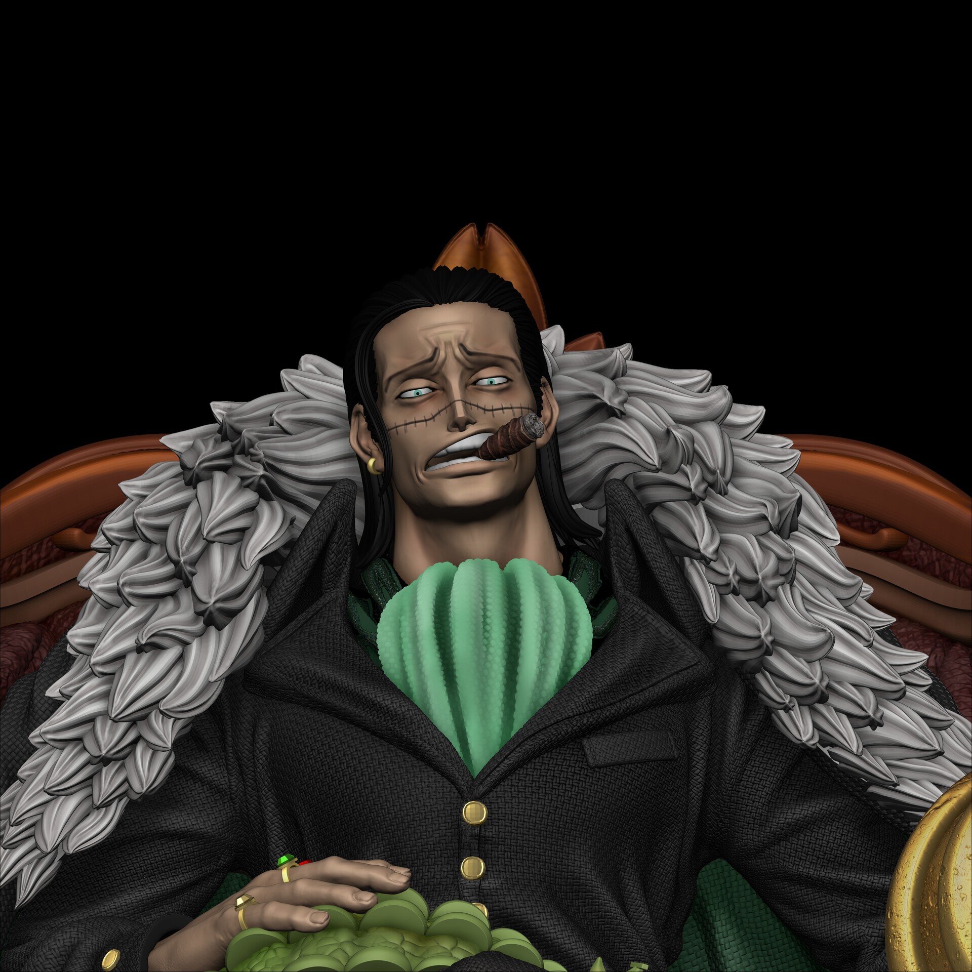 ArtStation - one piece Sir Crocodile サー·クロコダイル