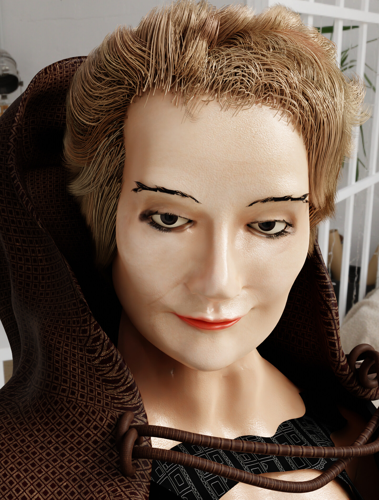 Nkululeko Buthelezi - Deborah Rennard 3d model Likeness (W.I.P)