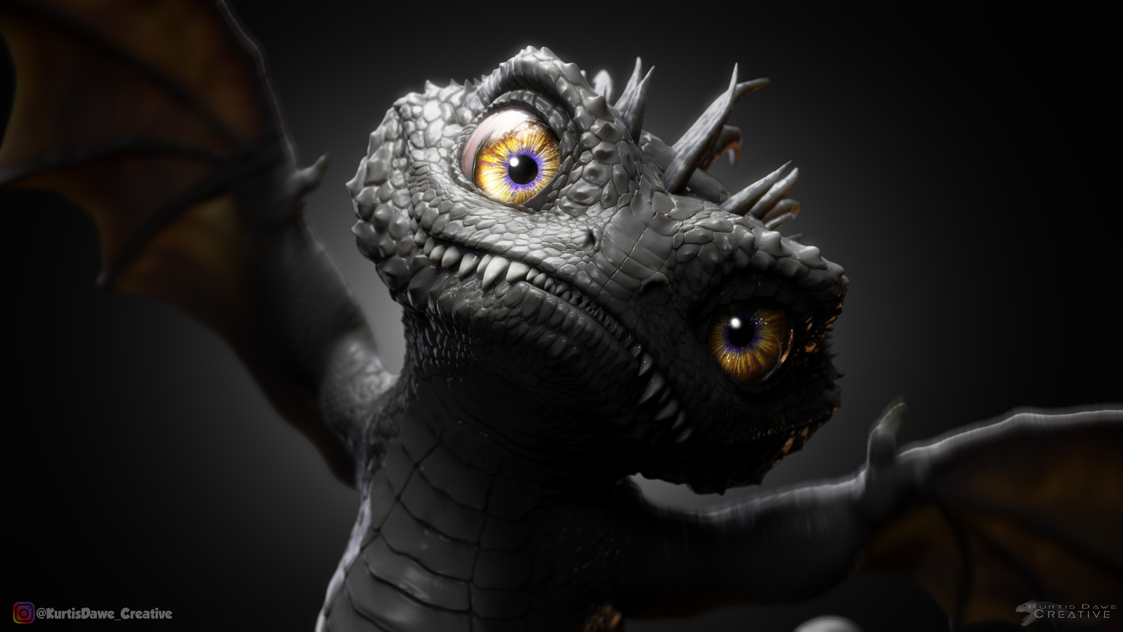 Baby Dragon - zmhowa01 - Digital Art & AI, Fantasy