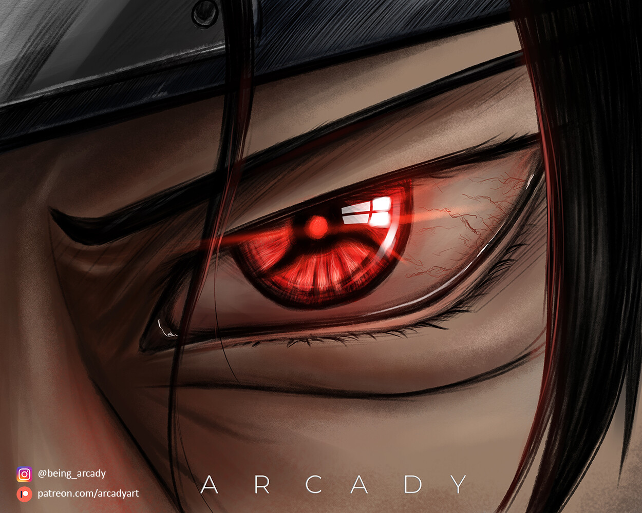 sharingan eye itachi