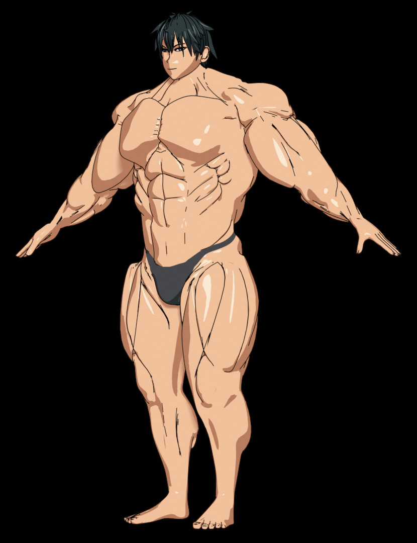 ArtStation - machio naruzou :How Heavy Are the Dumbbells You Lift?