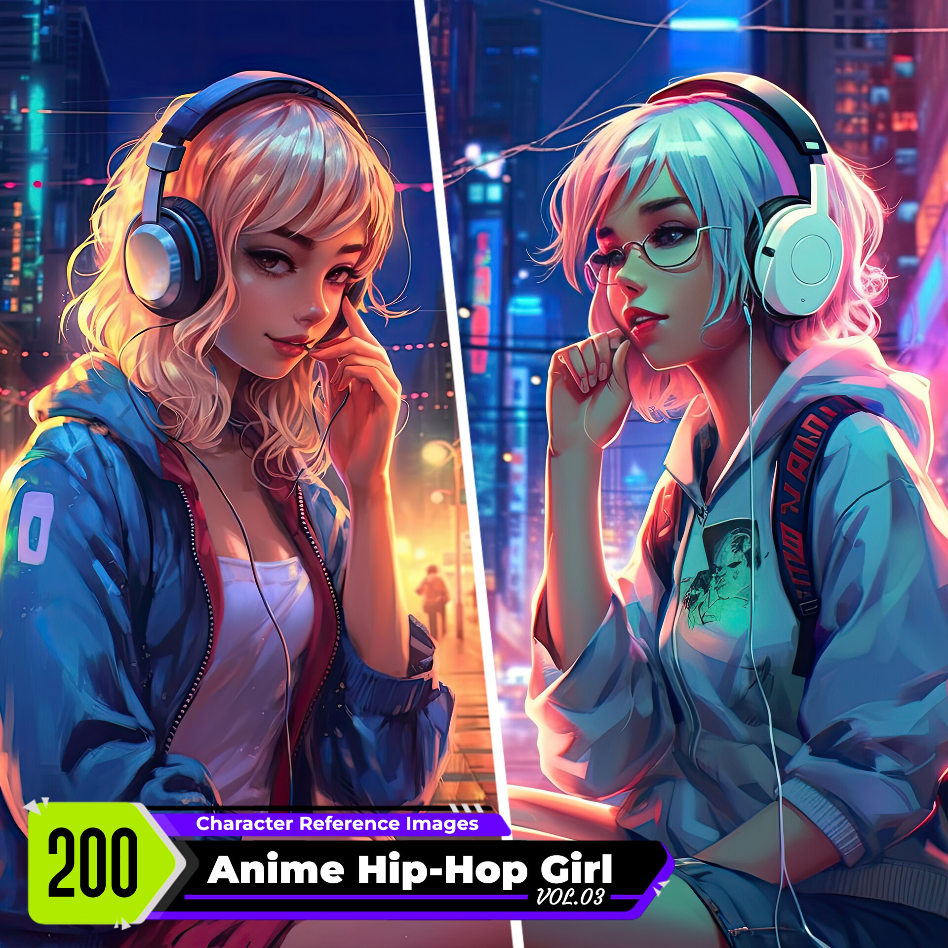 Hip hop deals anime girl