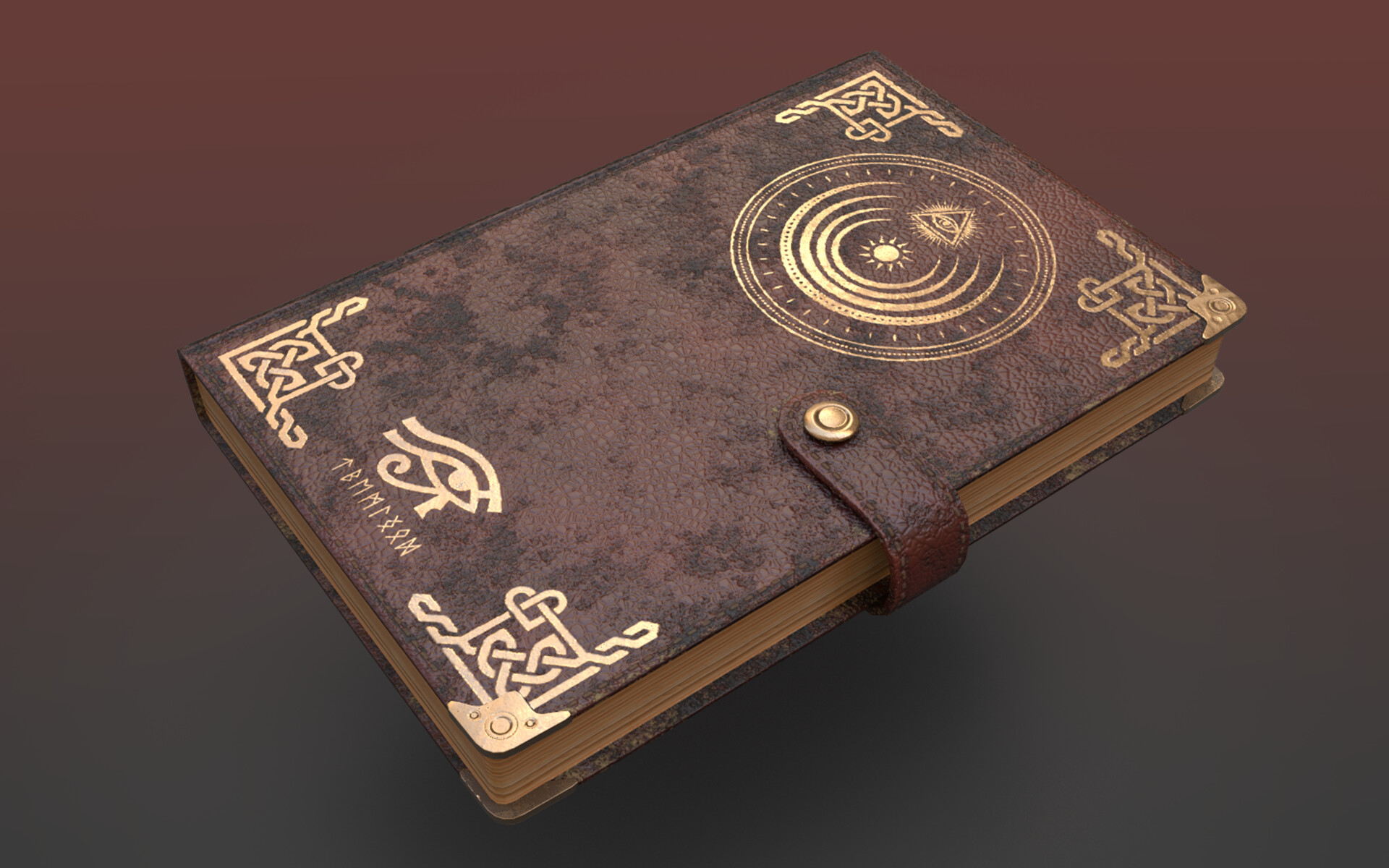 ArtStation - Leather-Bound Notebook (Unity In-Game Object) Lawn Mowing ...