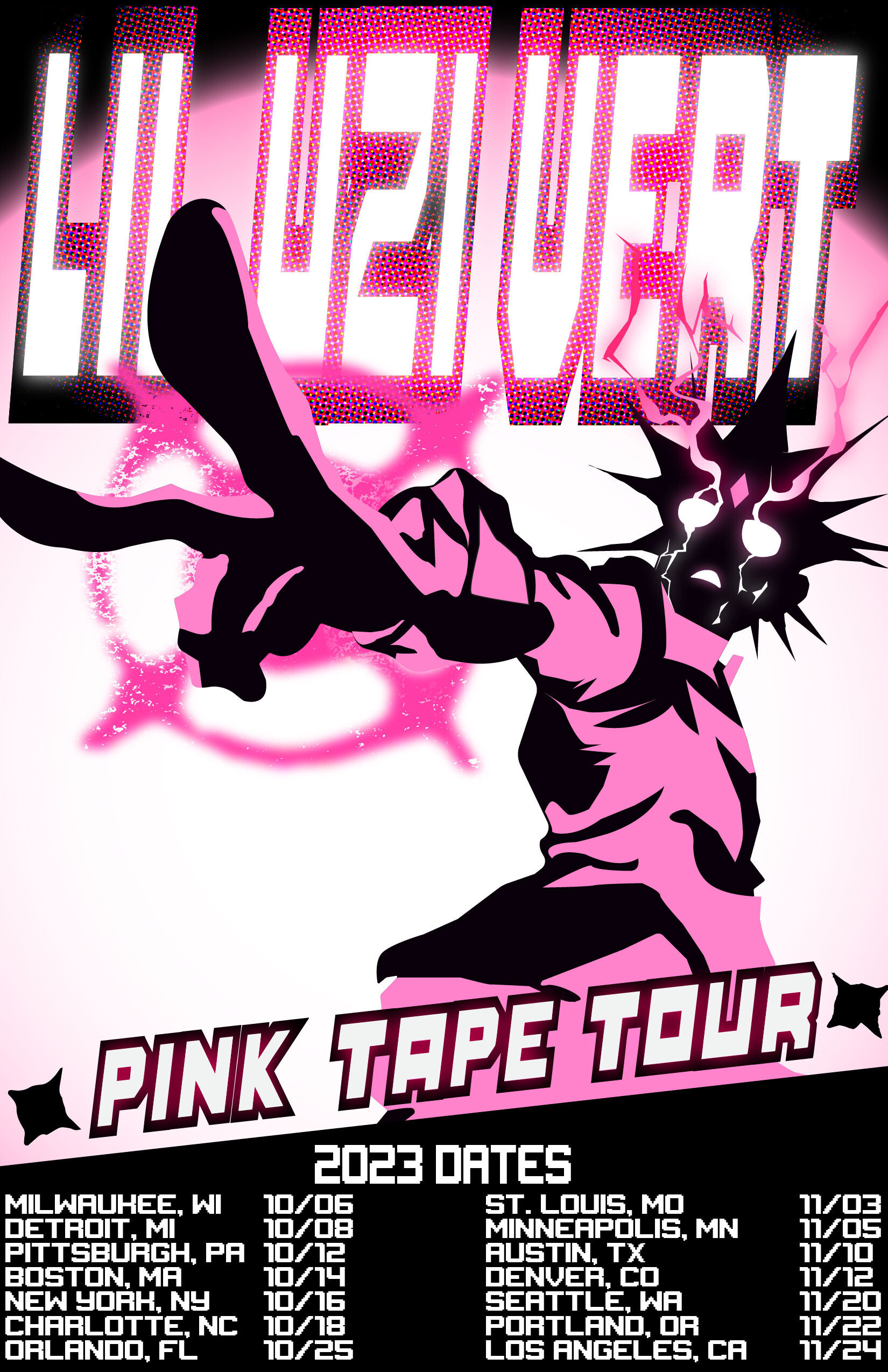 Lil Uzi Vert - Pink Tape  Lil uzi vert poster, Lil uzi vert, Lil uzi