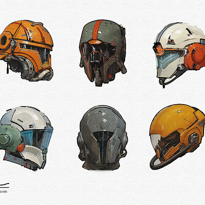 Star Wars Scrapbook - Helmets