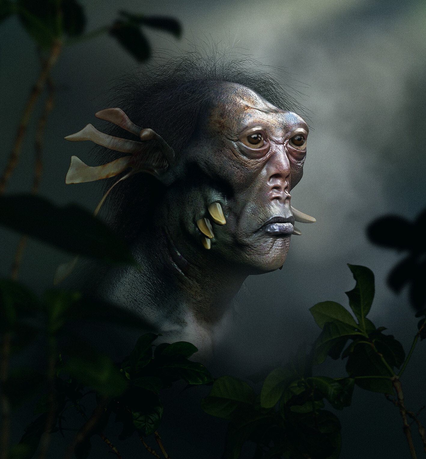 ArtStation - Humanoid alien design