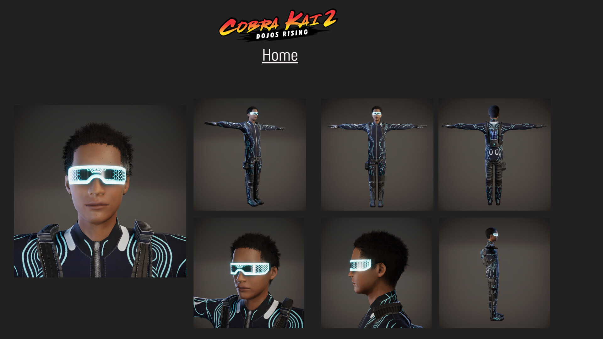 ArtStation - Cobra kai Card fight Characters