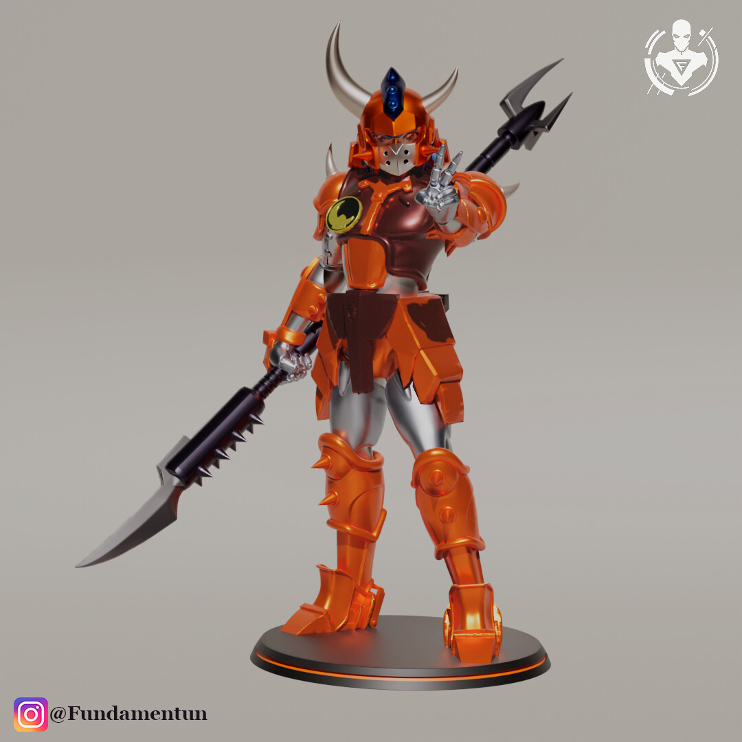 ArtStation - Kento Rei Fang, Yoroiden Samurai Troopers (鎧伝