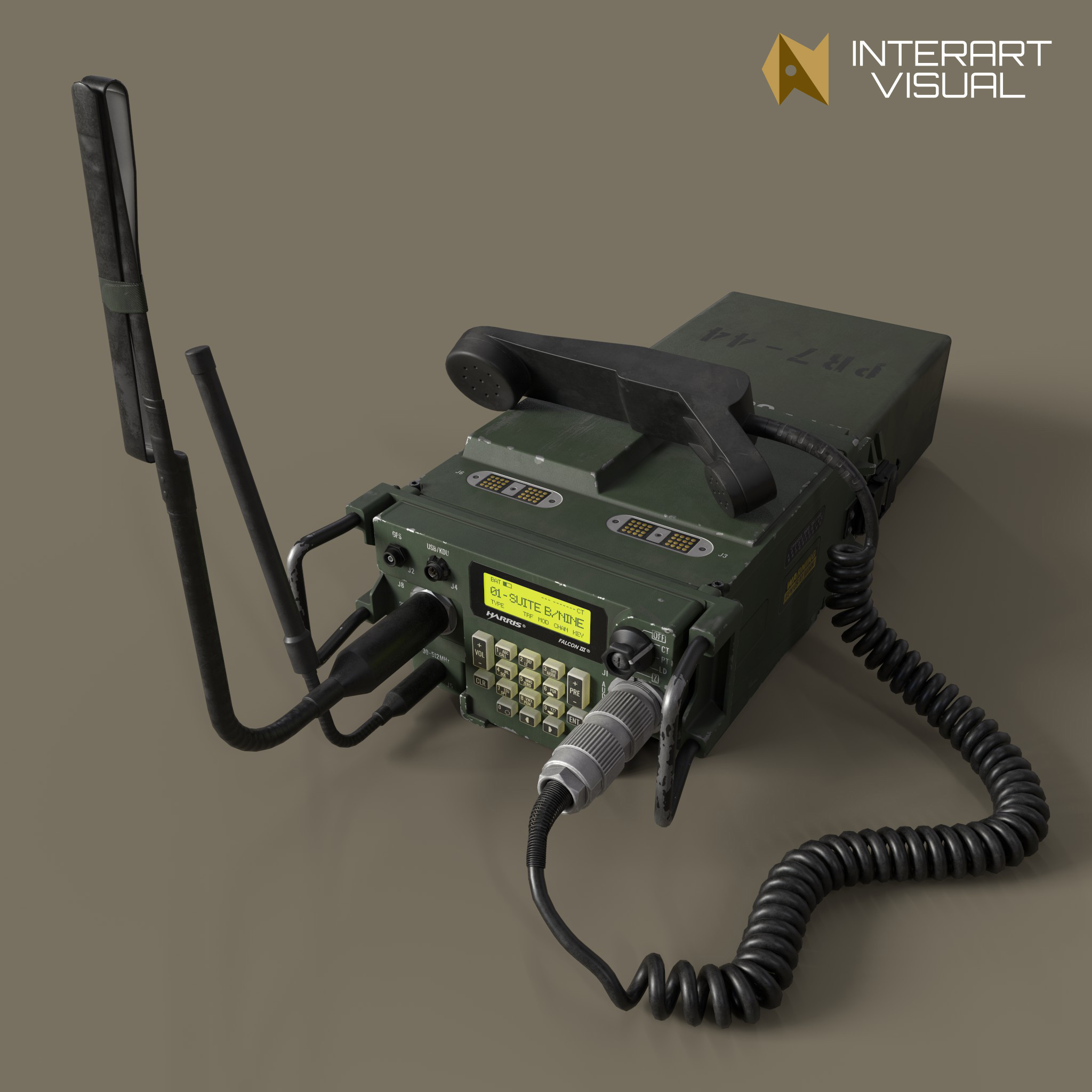 ArtStation - Military Radio AN/PRC-117G