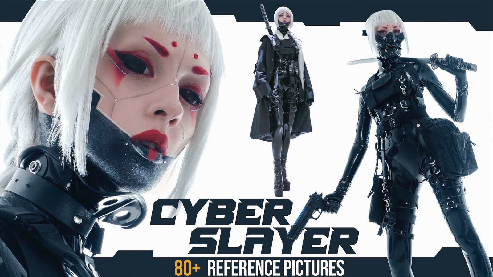 Check out the Cyber Slayer Reference Pack! https://www.artstation.com/a/31514380