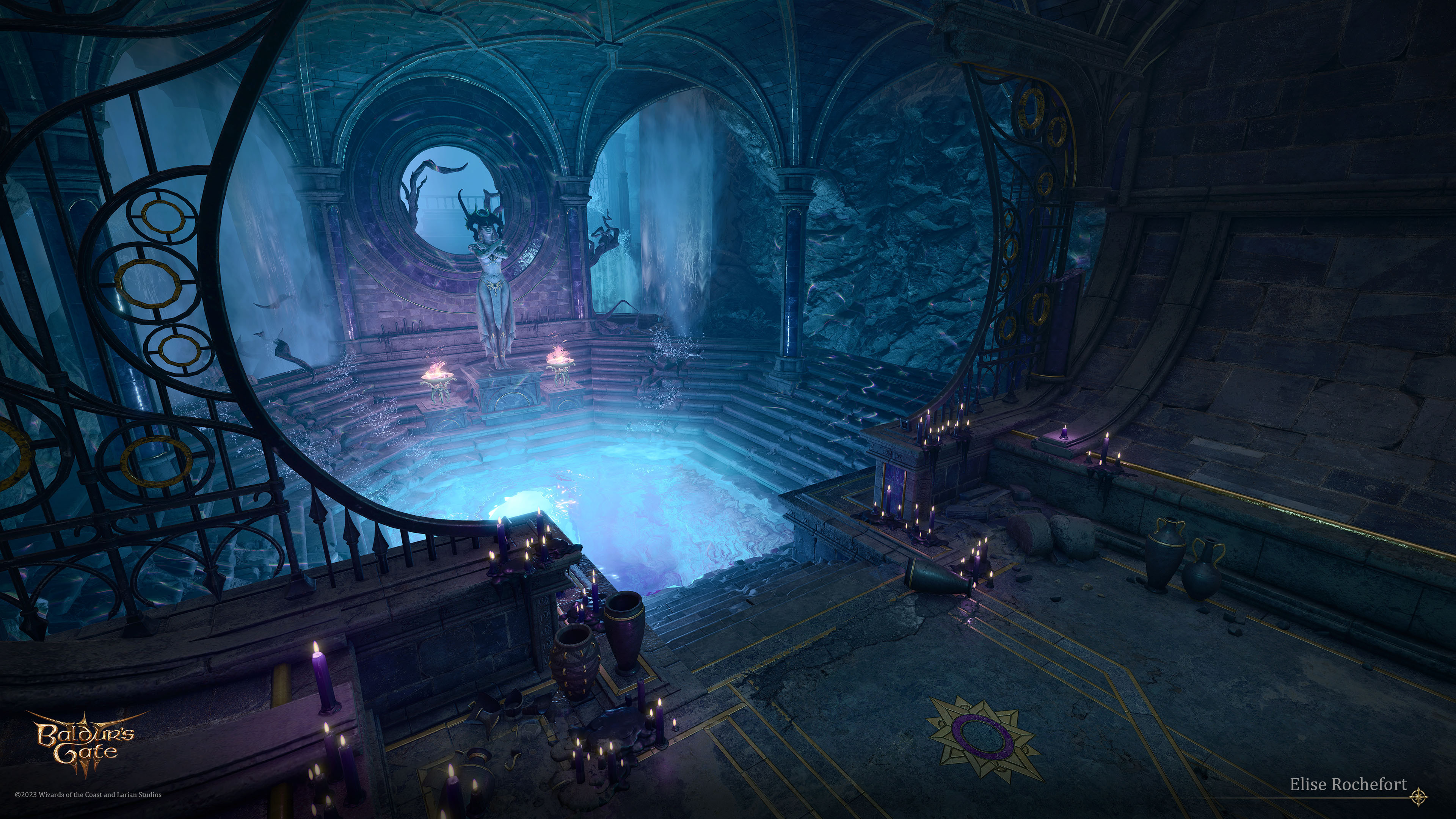 Elise rochefort baldur s gate 3 nightsong temple