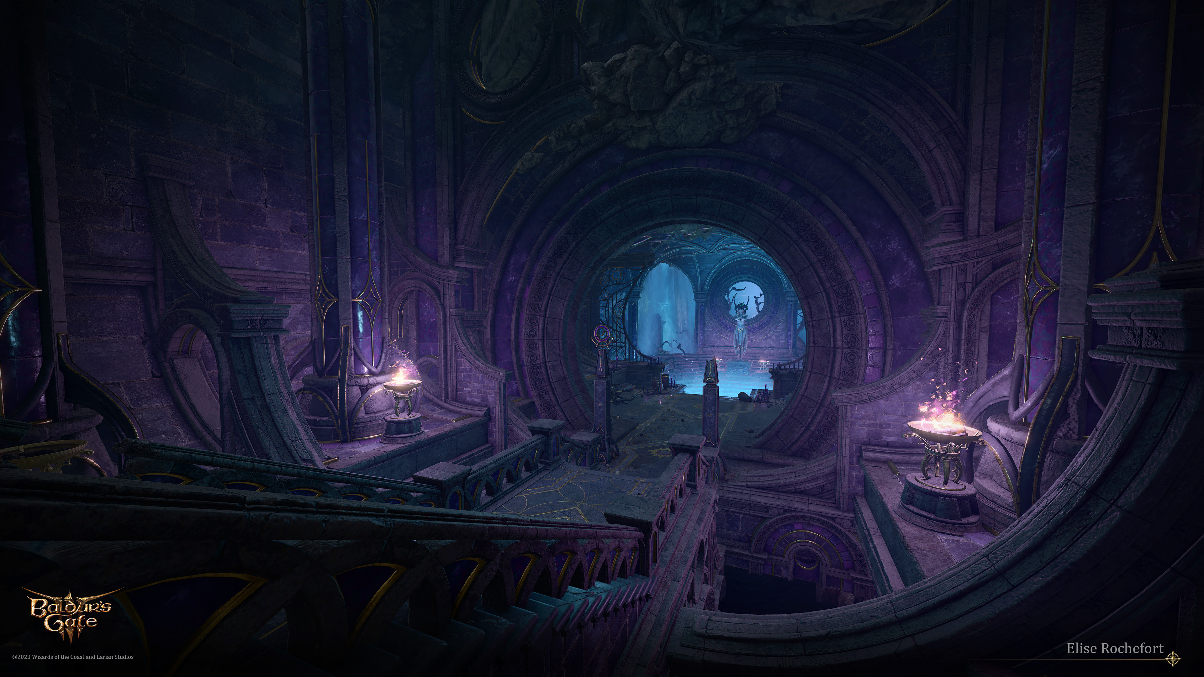 Elise rochefort baldur s gate 3 nightsong temple