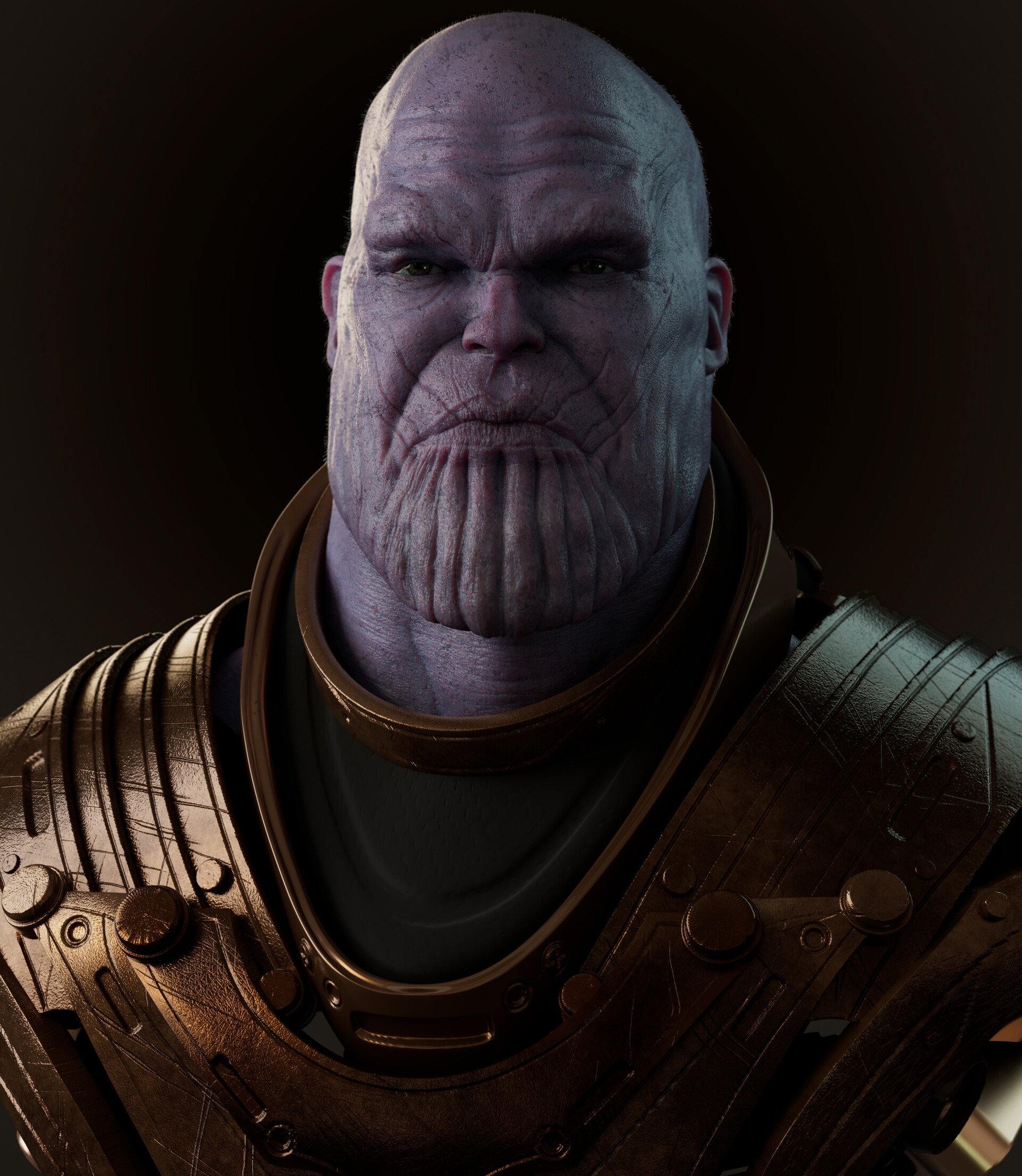 ArtStation - THANOS , MAD TITAN