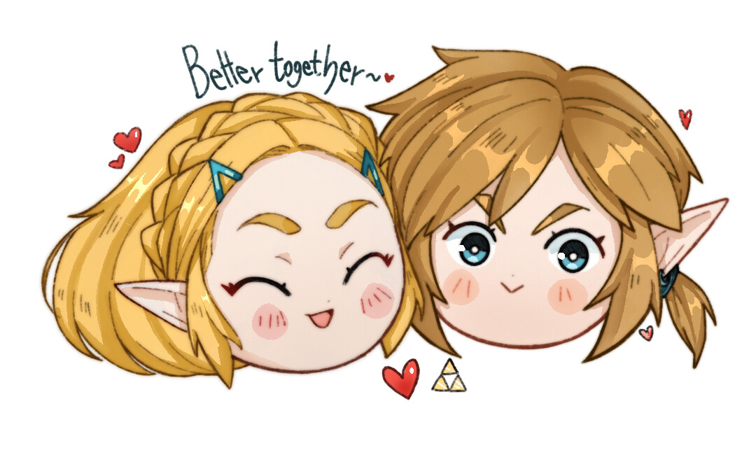 Link E Zelda Chibi Amore Chibi Link And Zelda Sketch CHALLENGE: Chibis