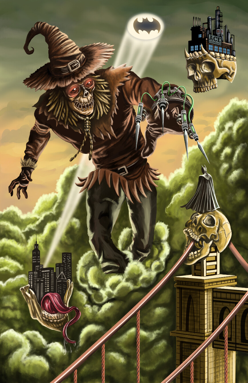 ArtStation - Batman vs Scarecrow