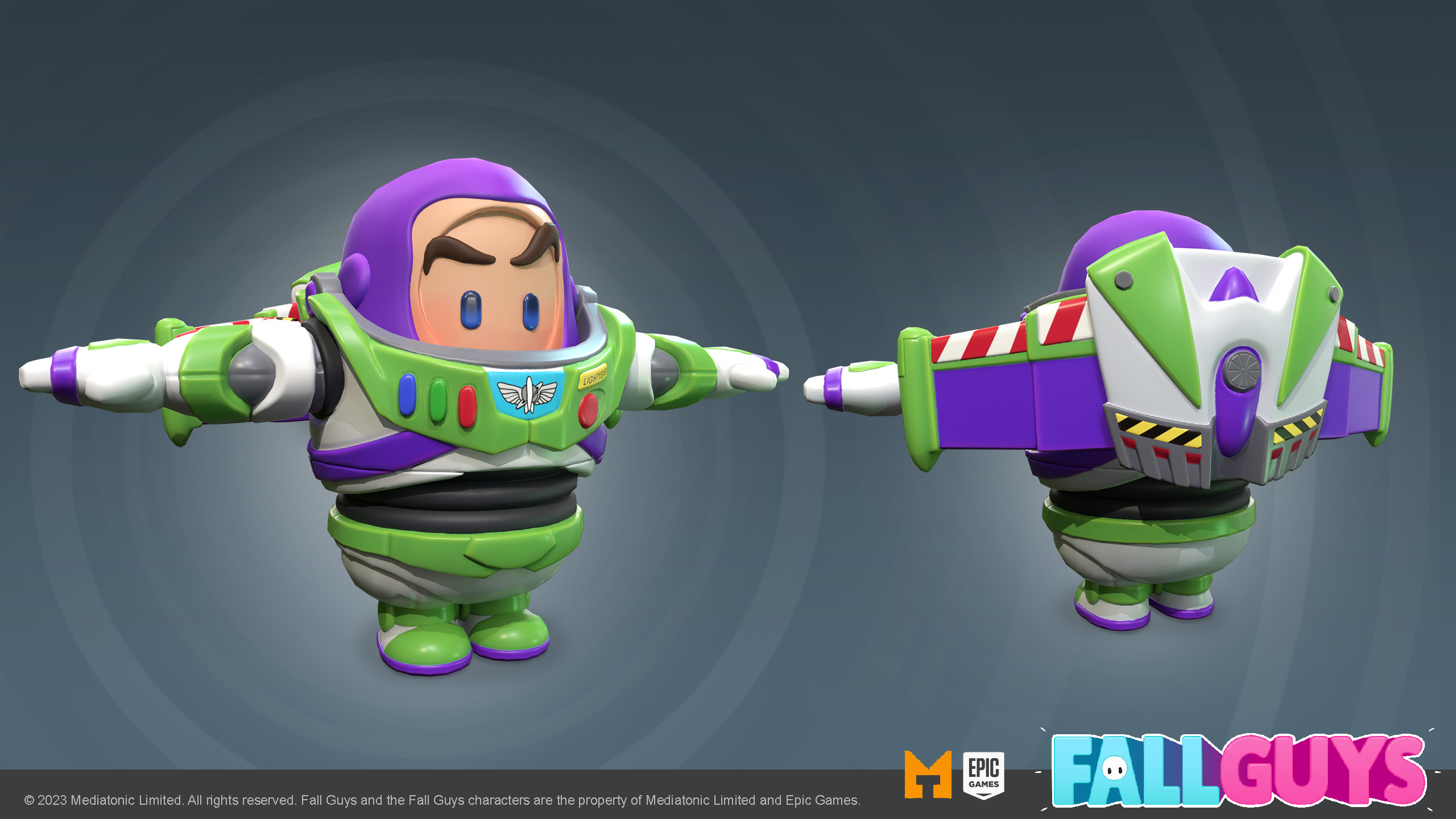 Buzz top lightyear fall