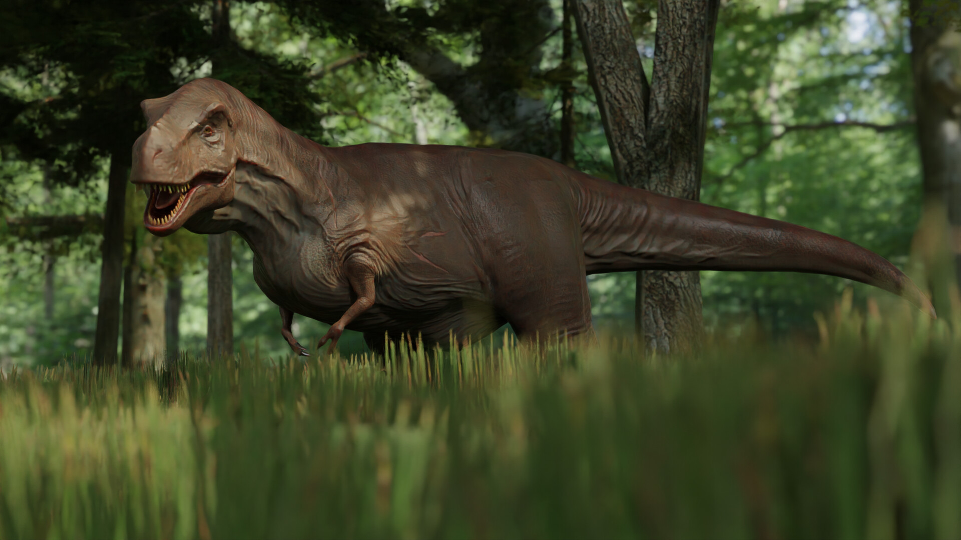 ArtStation - Tyrannosaurus Rex Trex Dinosaur 3D Monster Animal