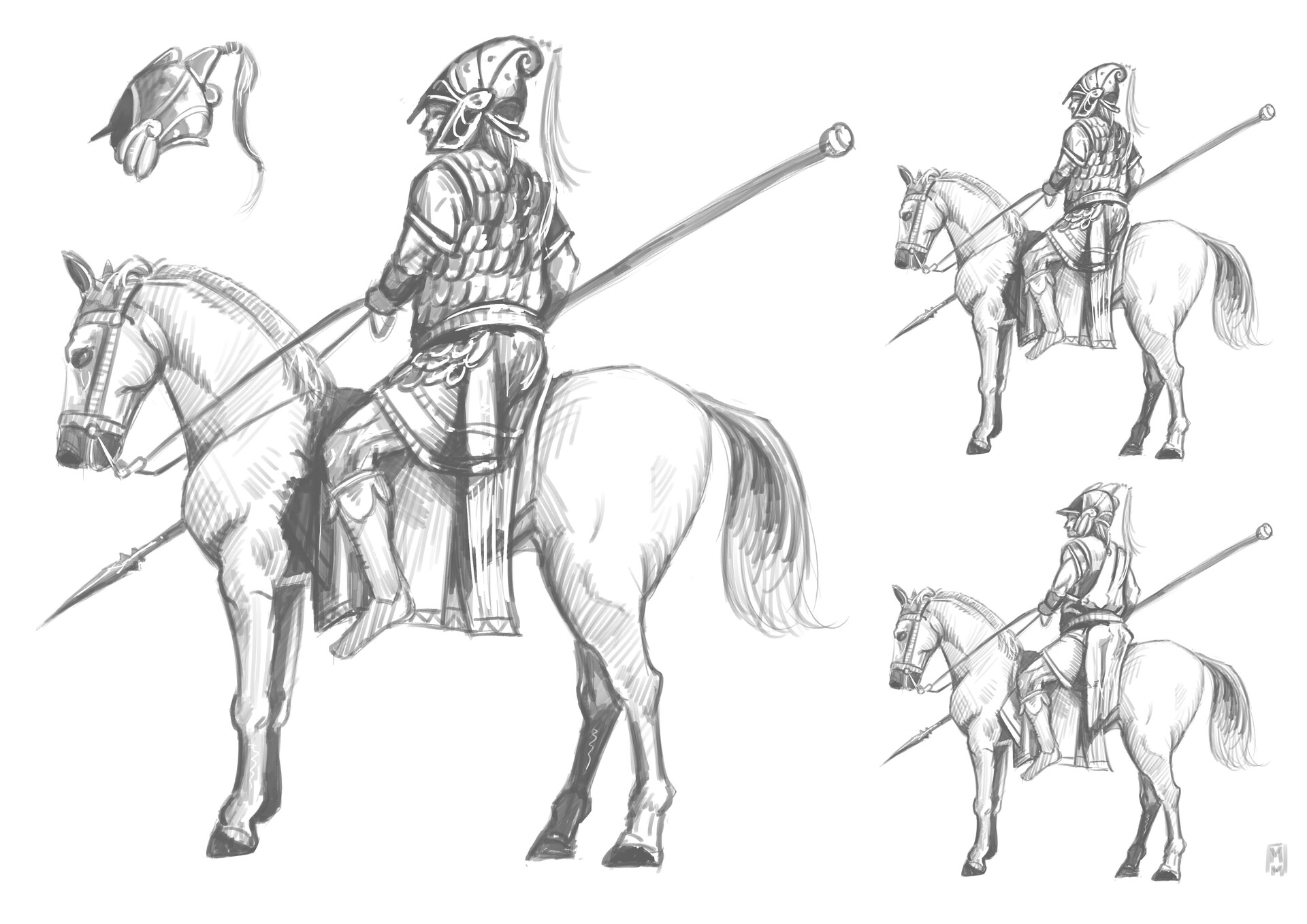 ArtStation - Atlantean cavalry