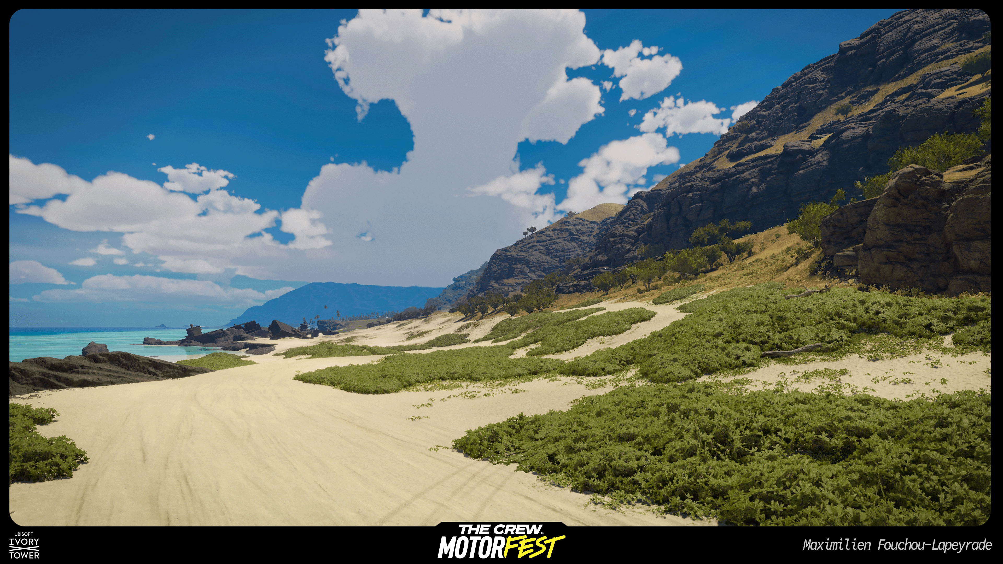 *I did the Naupaka atlas texture, and then the different bushes were made by Théa Dorangeon