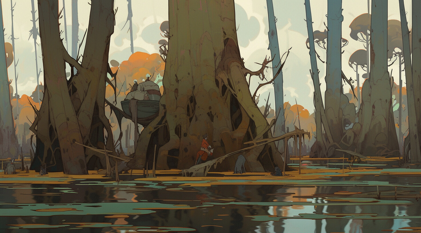 ArtStation - Stinking swamp