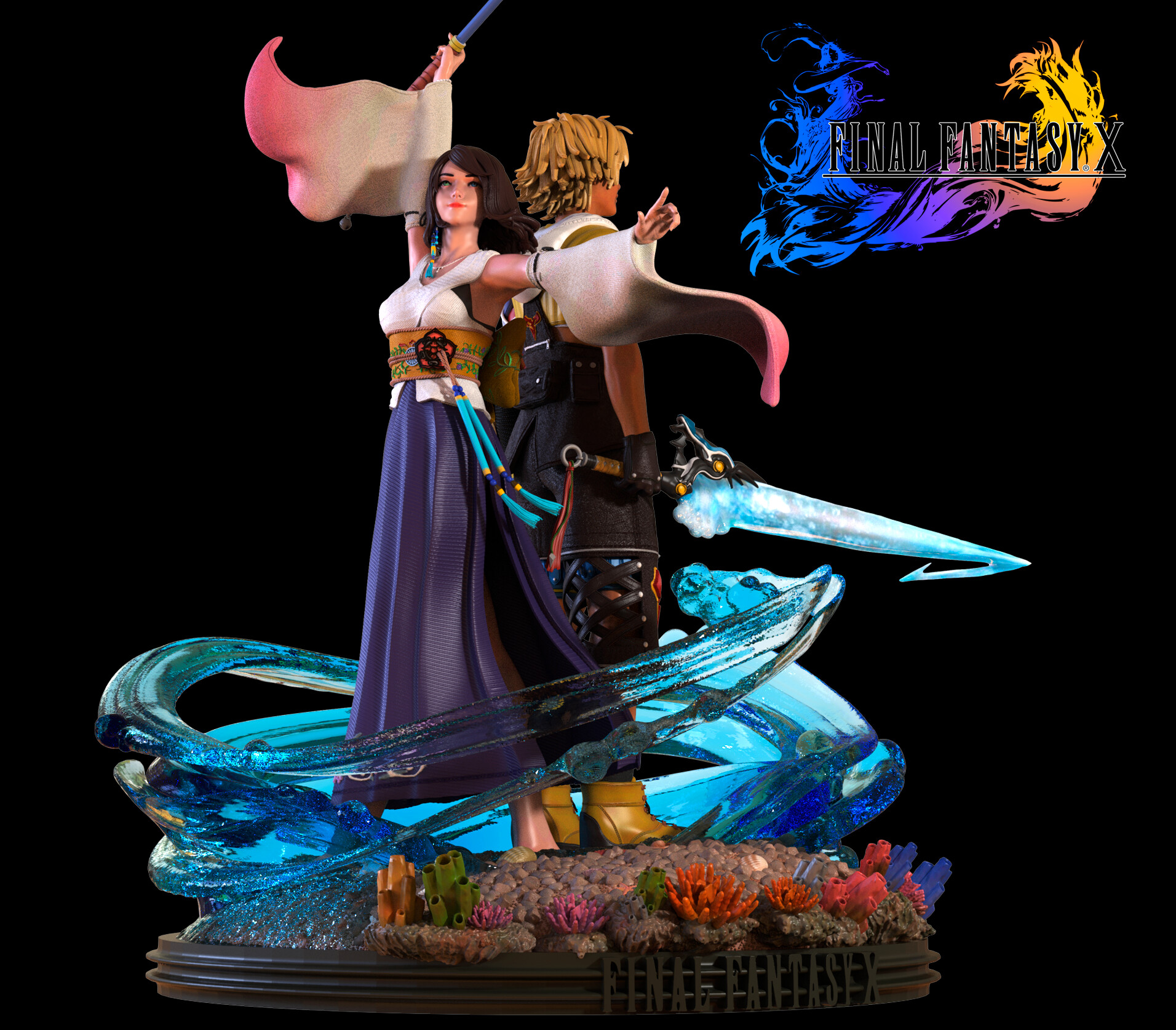 Final fantasy x yuna figure deals