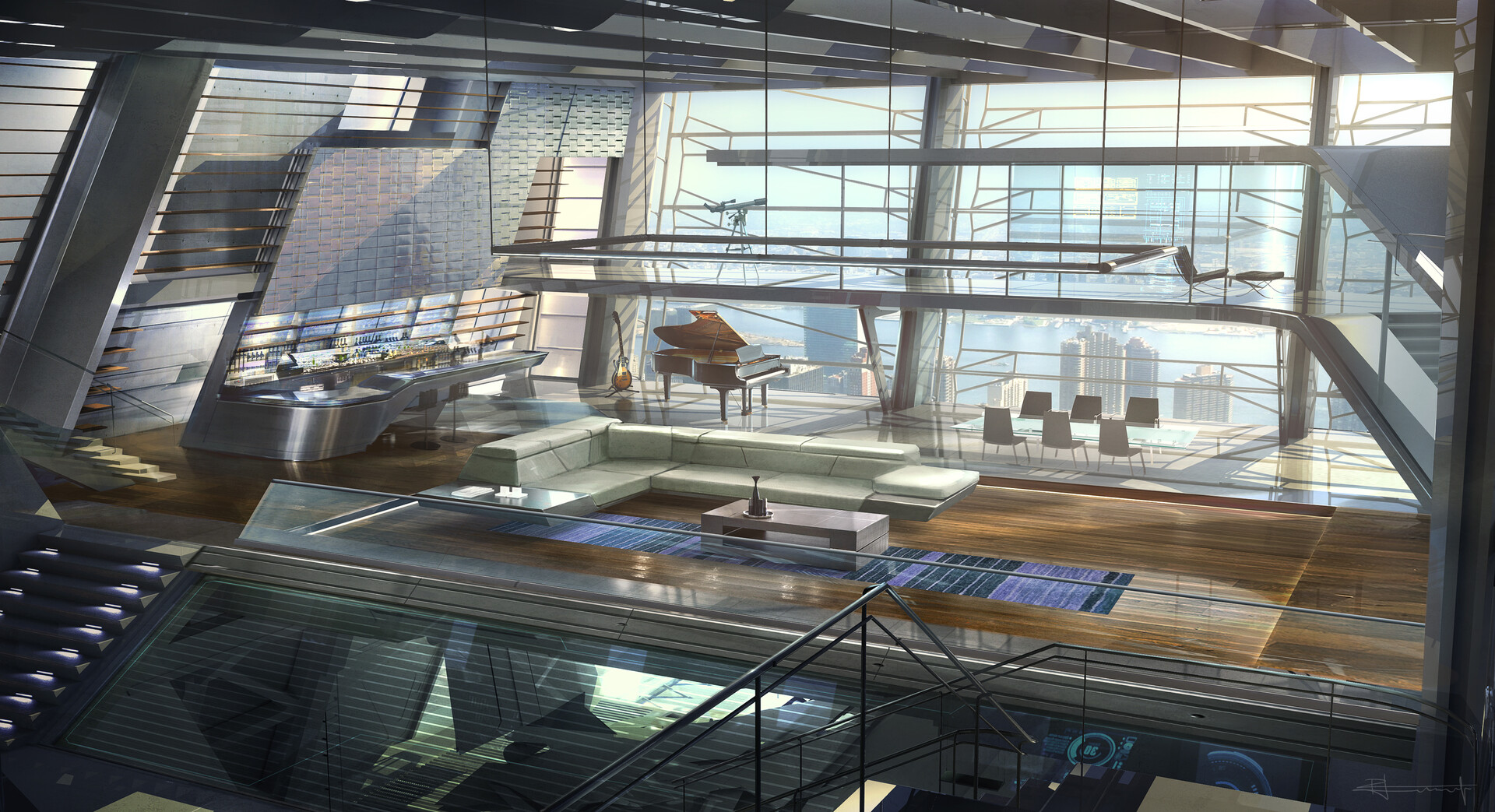 ArtStation - Avengers Tower - Interior