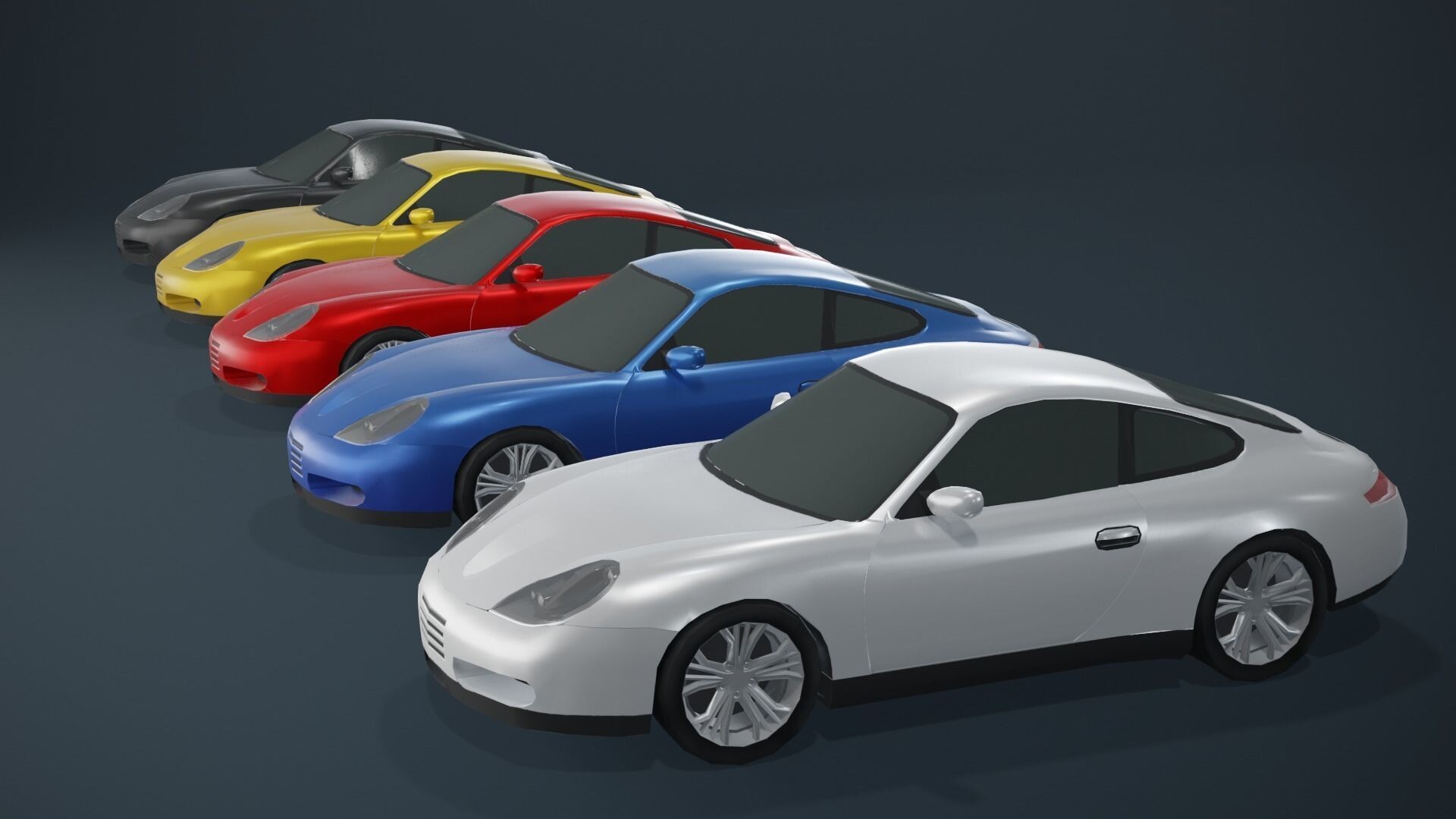 ArtStation - FREE Coupe Car Generic 3D Model