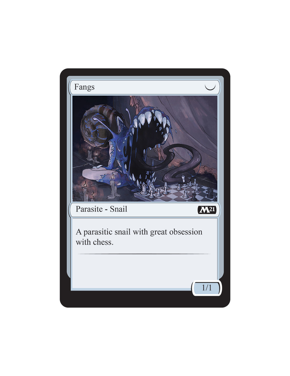 Final look on card