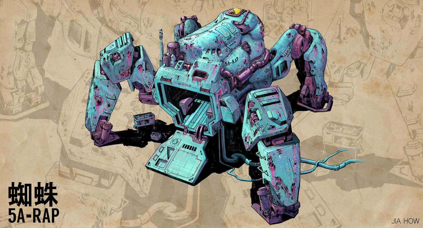 蜘蛛 5A-RAP Mech