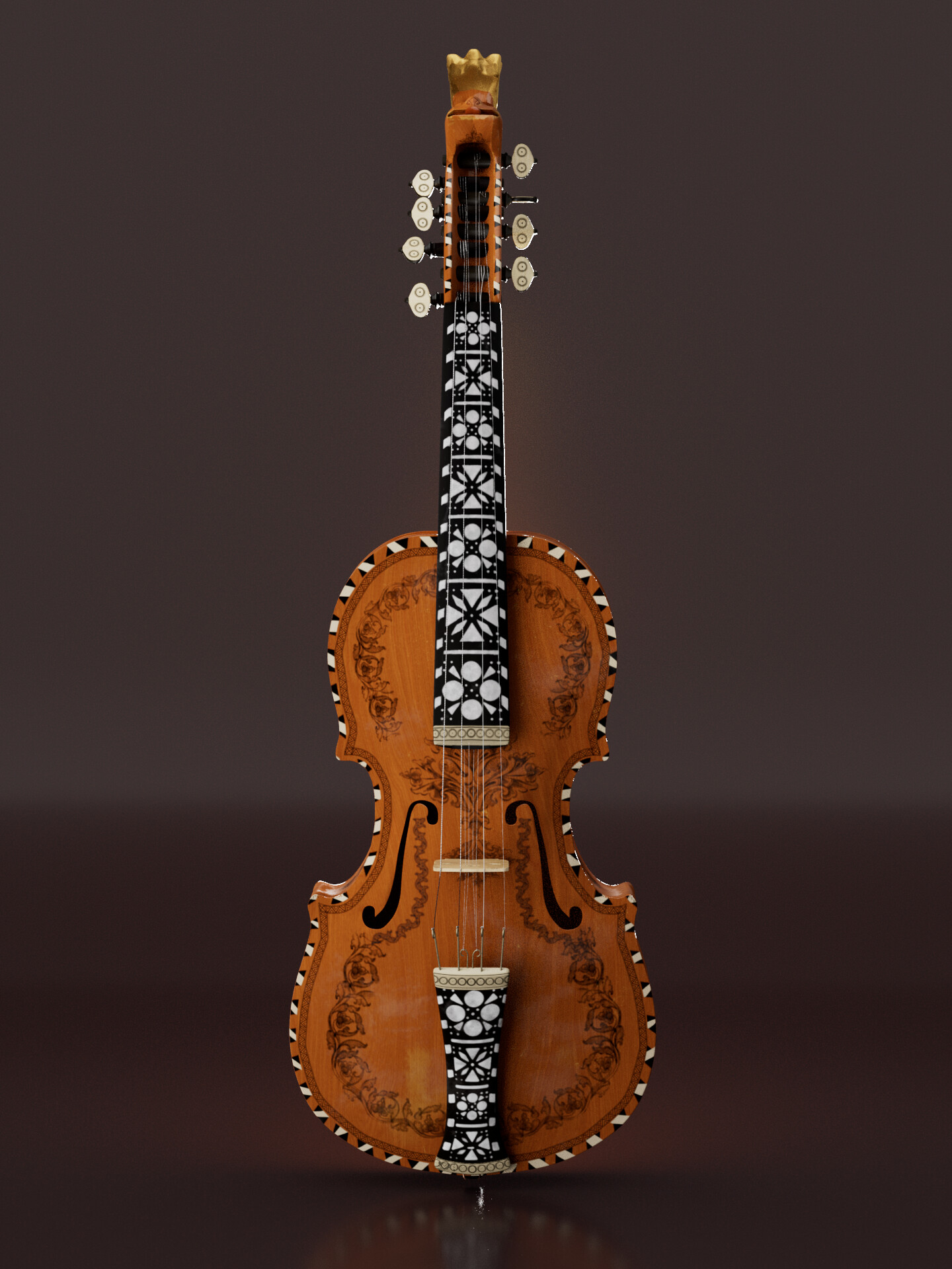 ArtStation Hardanger Fiddle