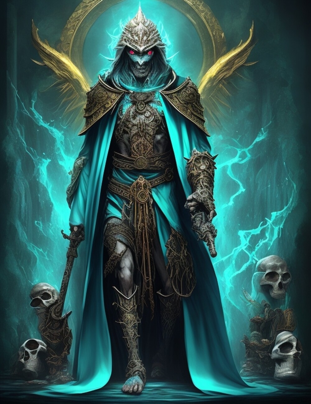 ArtStation - Enki the god of water and wisdomp