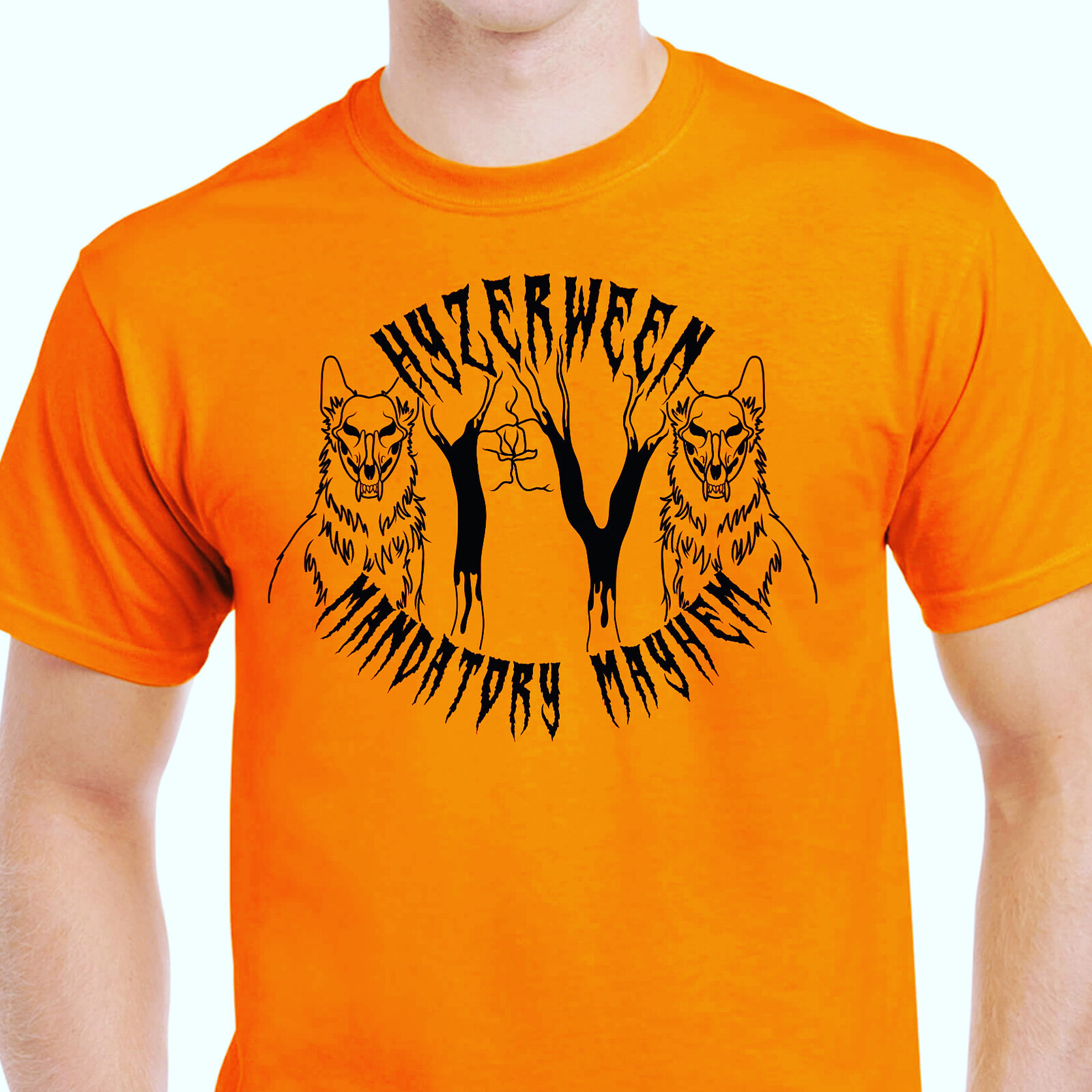 Hyzerween T-shirt mock up