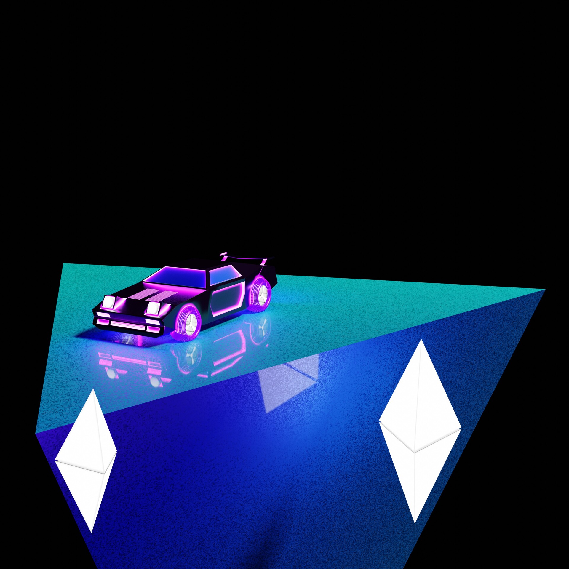 ArtStation Cyberpunk car