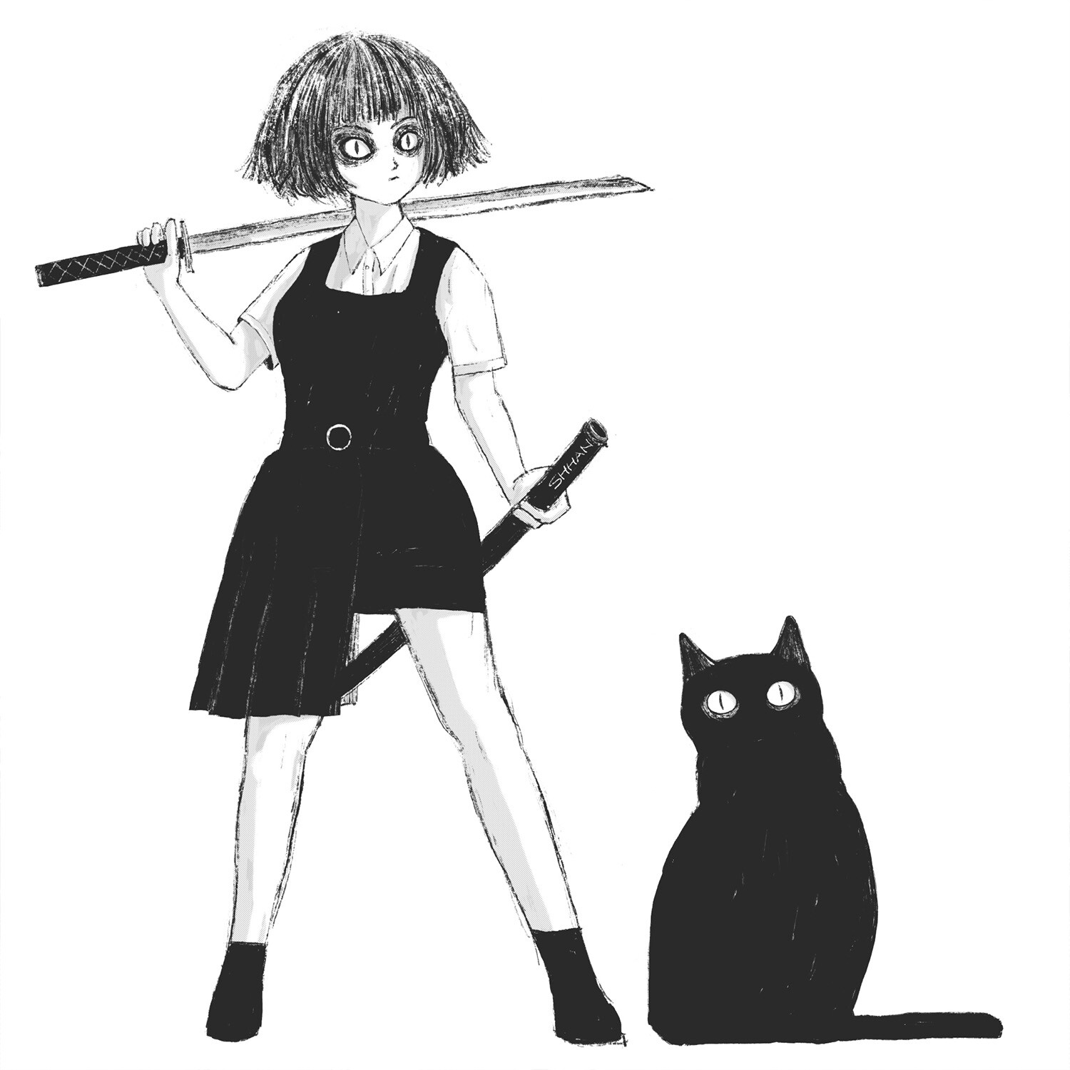 The Black Cat and the Girl